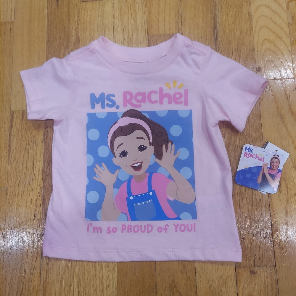 📢 NWT Ms. Rachel Pink Short Sleeve (Size: 18M)